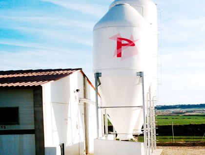 silo poliéster granja pienso o forraje